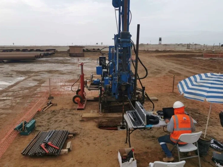 Illustrative image of CPT (Cone Penetration Test) in Drummondville
