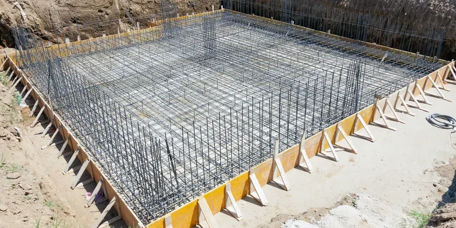 Illustrative image of Raft/mat foundation design in Drummondville